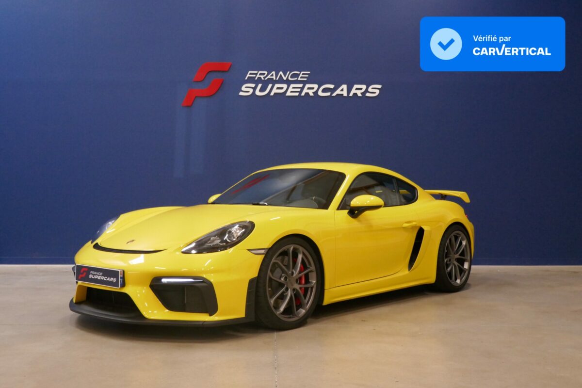 Porsche 718 CAYMAN GT4 JCR 420 BVM FRANCE SUPERCARS